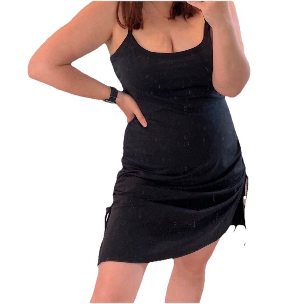 ADOREME Black Cotton Y2K Babydoll Women Dress - Size 1X A003254